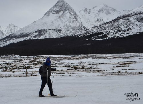 aprender esqui de fondo ushuaia en invierno