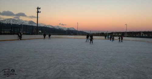 patinar sobre hielo ushuaia en invierno