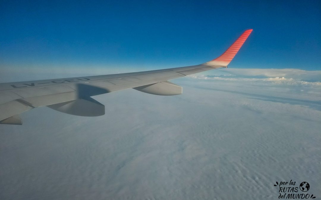 las nubes desde el avion